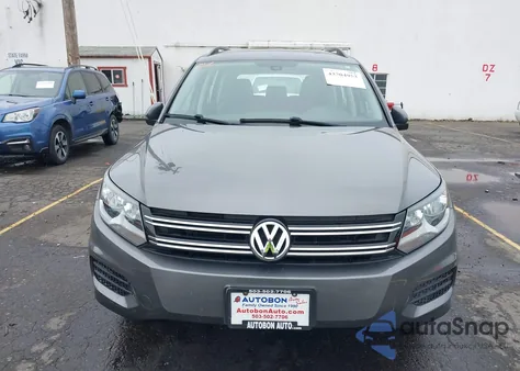 2016 Volkswagen Tiguan S из США, поврежденный, VIN WVGBV7AX1GW590257